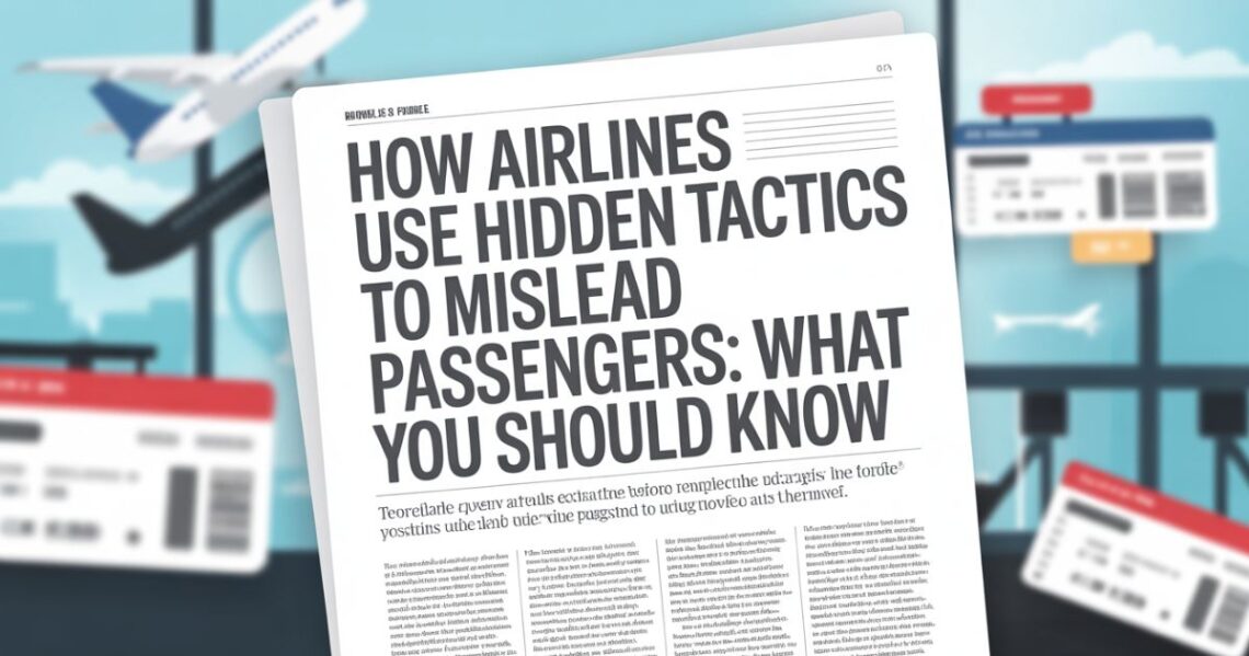 How Airlines Use Hidden Tactics to Mislead Passengers: What You Should Know