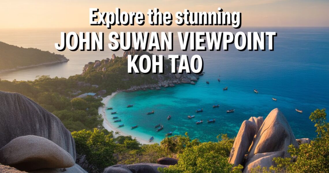 Stunning John Suwan Viewpoint Koh Tao