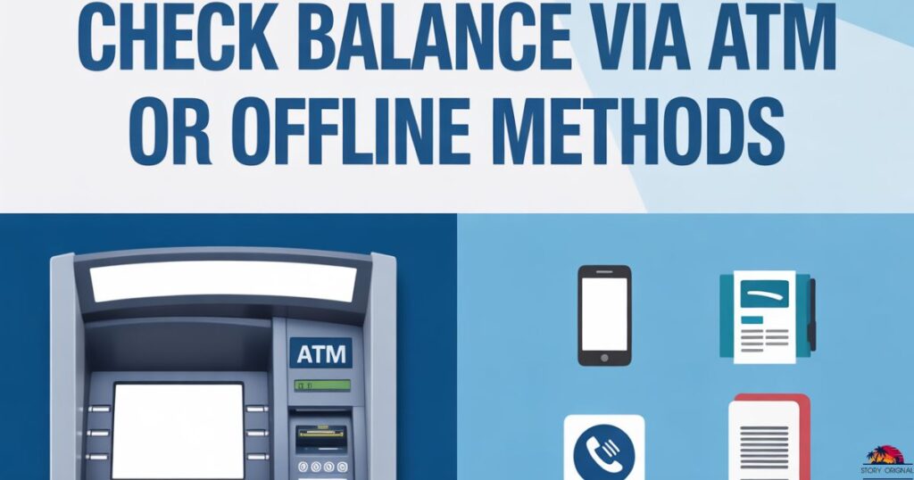Check Balance via ATM or Offline Methods