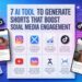 AI tools generating short-form videos to boost social media engagement