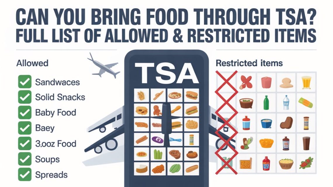Can You Bring Food Through TSA? Full List of Allowed & Restricted Items