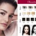 Dark Winter color palette chart with best colors for cool deep skin tones