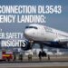Delta Connection DL3543 emergency landing at Indianapolis Airport after engine malfunction