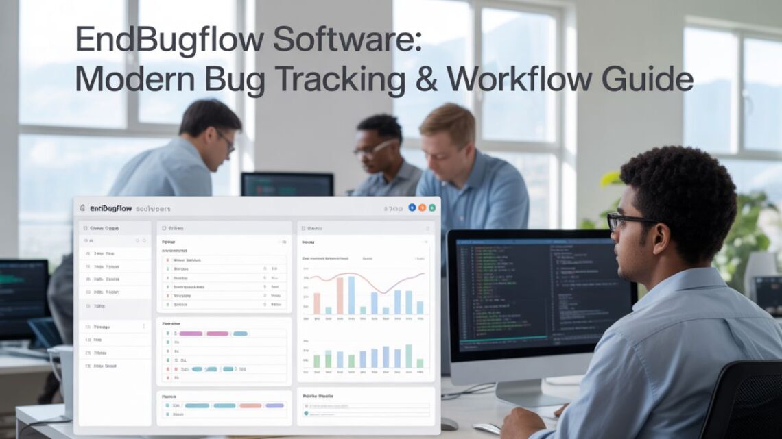 EndBugFlow software dashboard showing bug tracking and workflow management