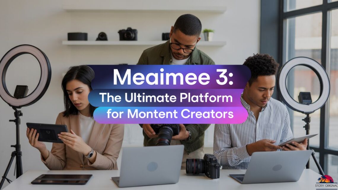 Meaimee 3 dashboard showing AI-powered design and collaboration tools for content creators