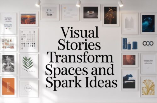 visual storytelling transforming an interior space with art, colors, and inspiring design elements.