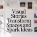visual storytelling transforming an interior space with art, colors, and inspiring design elements.